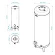 Termotanque a Gas Escorial 120 Litros Conexion Superior Multigas