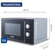 Microondas Tramontina Glass Cook Mecanico 20 Litros 700W