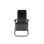 Reposera Luxury Home LH-212 5 Posiciones Negro