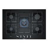 Anafe a Gas 5 Hornallas Bosch PPQ7A6B90 75 cm Color Negro