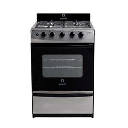 Cocina Escorial Master Style Multigas de Acero Inoxidable 56 cm