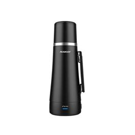 Termo Peabody PE-ET1001N 1 Litro Acero Inoxidable Negro
