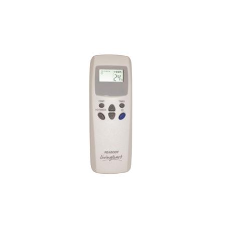 Vitroconvector Curvo Digital Peabody PE-VQDL20B Blanco con Luz