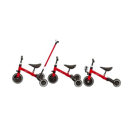 Triciclo Bebesit SL-2023-B con Manija 3 en 1 Rojo