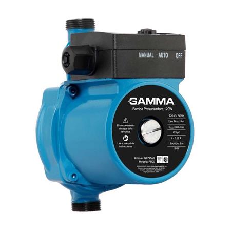 Bomba Presurizadora Gamma G2790AR 0.2 HP 2800 Rpm 