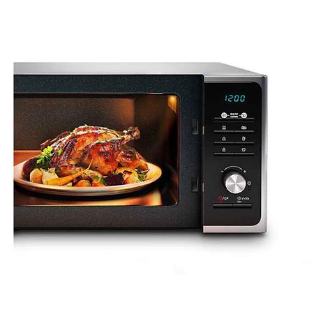 Microondas Samsung MG23F3K3TAS con Grill de Interior Ceramico 23L
