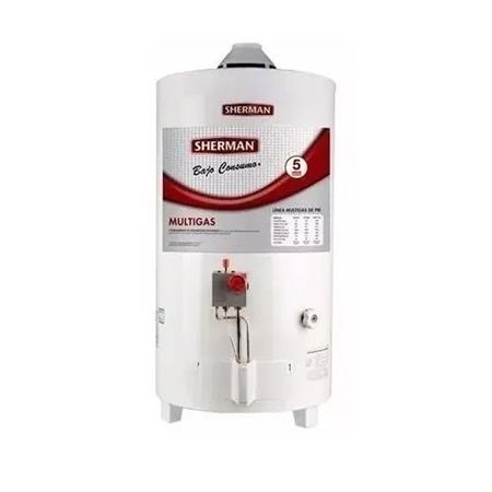 Termotanque a Gas 50 Litros Sherman Tpgp050msh13 Carga Superior