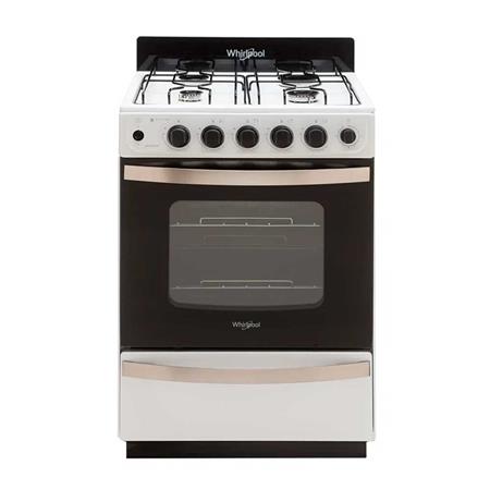 Cocina Whirlpool WFB57DW 56 cm Multigas Blanca