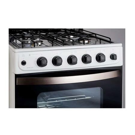Cocina Whirlpool WFB57DW 56 cm Multigas Blanca