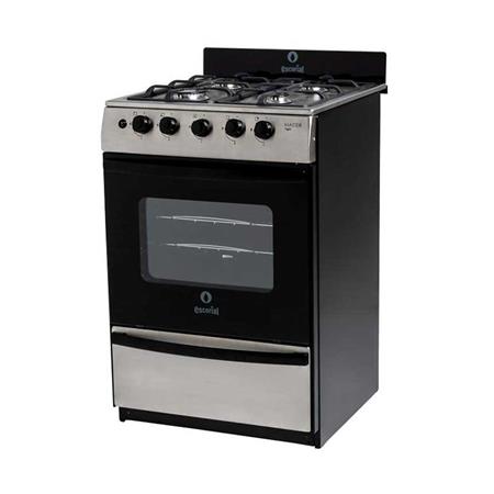 Cocina Escorial Master Style Multigas de Acero Inoxidable 56 cm