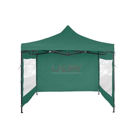 Gazebo Laury Plegable con Paredes 3x3 metros Verde