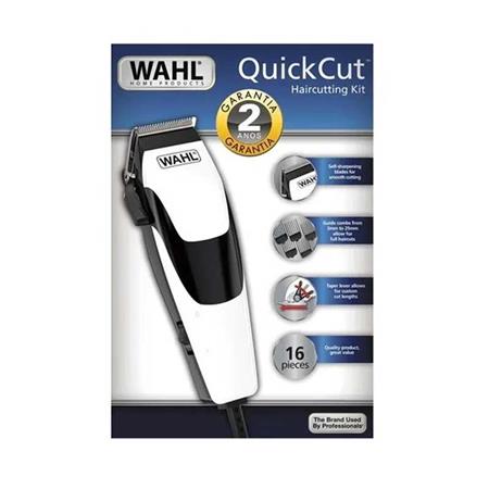 Maquina Corta Pelo Barba Wahl Profesional Quick Cut 16 Pieza