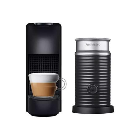 Cafetera Nespresso Essenza Mini C30 0.6 Litros Negra + Aeroccino Cafetera Nespresso Essenza Mini C30 0.6 Litros Negra + Aeroccino