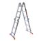 Escalera Plegable De Aluminio Lusqtoff LE300 3X4