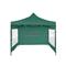 Gazebo Laury Plegable con Paredes 3x3 metros Verde