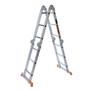 Escalera Plegable De Aluminio Lusqtoff LE300 3X4