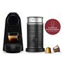 Cafetera Nespresso Essenza Mini D30 0.6Litros Negra + Aeroccino